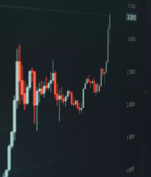 Image d'un graphique sur fond noir